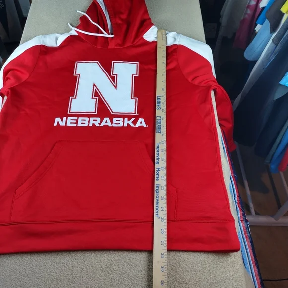 nebraska cornhuskers Men's Hoodie Size Large University Team Gear Football NWT - Picture 7 of 11